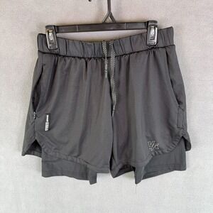 YoungLA Mens Compression Lined Shorts Sz L Gym Performance Training Bodybuilding